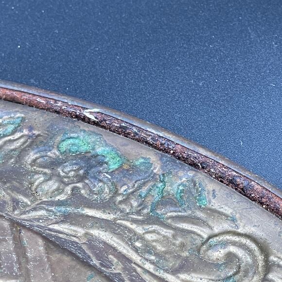 Vtg Decorative Brass Musical Themed Wall Hanging - Made in England - Picture 6 of 9